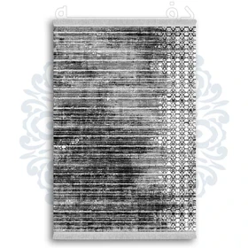فرشینه از جنس پارچه هازان مخمل ترک طرح گلیم برند دفه کد DDGG 12