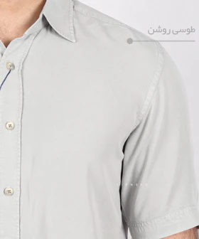 پیراهن مردانه میلانو و آستین کوتاه 5405