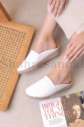 کفش صندل طبی چرم طبیعی زنانه کد 1001