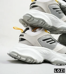 کفش کتانی زنانه طوسی سفید BALENCIAGA