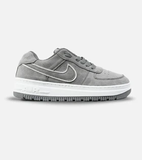 کفش کتانی مردانه طوسی نایک NIKE AIR FORCE مدل 2174