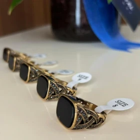 انگشتر استیل رنگ ثابت مردانه کد tw10011