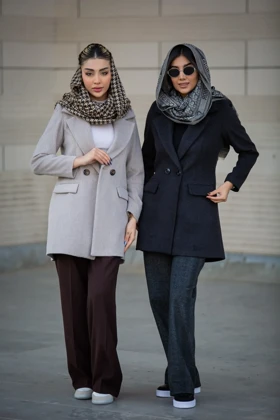 پالتو موهر دو دکمه سلما