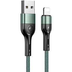 کابل یو اس بی به لایتنینگ یوسامز USAMS مدل US-SJ448 جریان 2 آمپر 1 متر