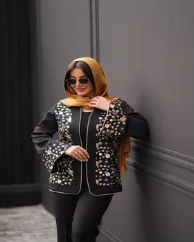 کت شلوار دمپاگشاد مزونی خرجکارهندی کد 123