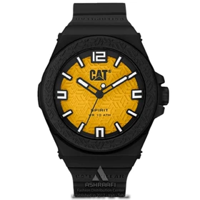 ساعت کاترپیلار بند مشکی Cat LO.111.21.71