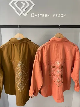 شومیز کتان بهاره(گلدوزی)