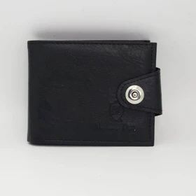 کیف جیبی دکمه دار چرم صنعتی (فوم) دور دوخت