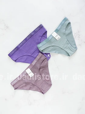 شورت اسلیپ کبریتی کمر کش نوشته FINETOO