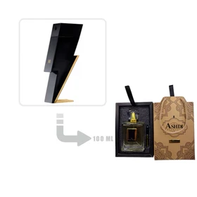 عطر ادکلن کارولینا هررا بد بوی مردانه 100 میل اشدی Carolina Herrera Bad Boy for Men Ashdi 100ml