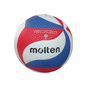 توپ والیبال طرح مولتن قرمز آبی