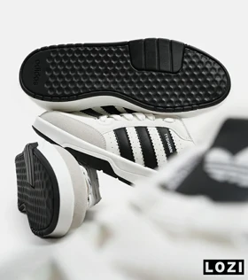کفش کتانی مردانه سفید مشکی ADIDAS Tyshawn