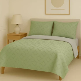 سرویس روتختی کاوری مینیمال طرح برجسته لوزی ریز