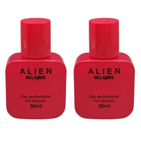 عطر جیبی زنانه اسکلاره مدل Alien حجم 35 میلی لیتر مجموعه دو عددی