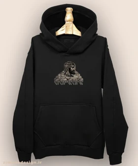 هودی مردانه و زنانه اصیل ایرانی طرح کوروش بزرگ کد 1005