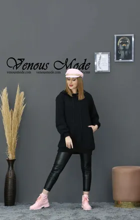 هودی بلند کلاهدار