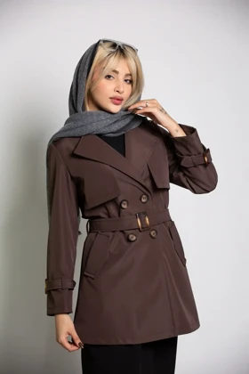 بارانی زنانه سانتانا ژیله دوبل میدی