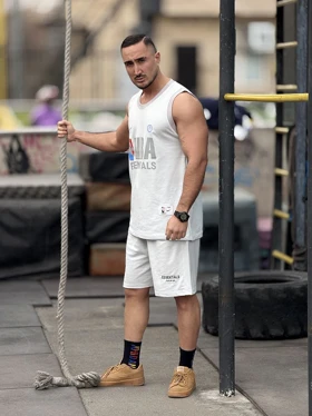 ست بسکتبالی نایک NBA (طرح اسنشیال) نخ پنبه و قواره لش (6 رنگ) (طوسی روشن)