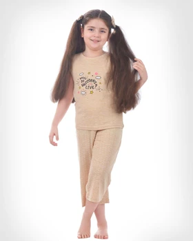 تاپ وشلواربرمودا ستاره سفید بچه گانه