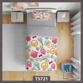 روتختی کودک طرح پترن کاپ کیک مدل T5721