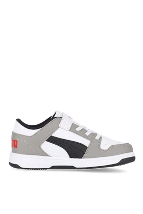 کفش پیاده روی پسرانه سفید - خاکستری 37049020-Puma Rebound Layp Lo SL Jr 5003121882