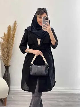 مانتو کمر گت ژیله دار