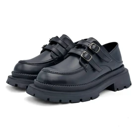 کفش ونس زنانه مدل Loafer - 0216 _ Black