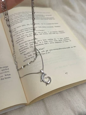 گردنبند دولاین دلفین حلقه