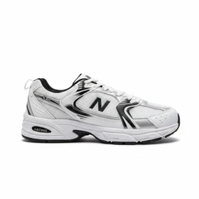 کفش کتانی نیوبالانس 530 سفید مشکی بزرگ پا کد 294963