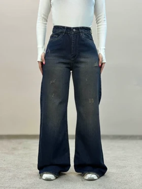 شلوار جین فلربگ تینت تیره2071