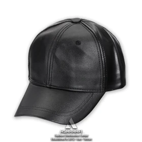 کلاه بیسبالی چرم Leather Baseball Cap HA163