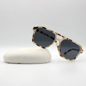 عینک آفتابی پرادا Prada مدل 8822 سفید پلنگی