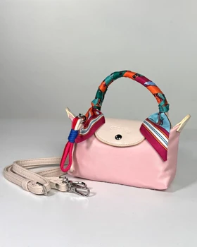 کیف دستی اسکارفی لانکوم  کد : 1100258 (صورتی)