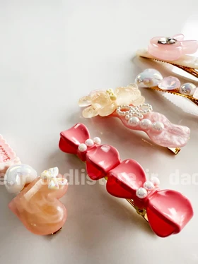 گیره مو طرح قلب بسته 5 عددی