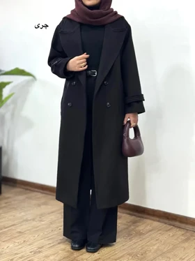 پالتو فوتر بلند آستردار بهگل 2