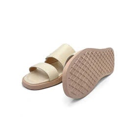 کفش صندل زنانه مدل sandal - 0021_Creamy