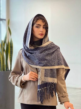 شال موهرفابیون (سرمه ای)