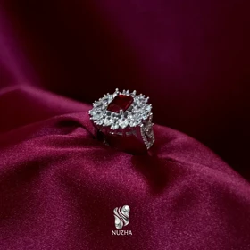 انگشترنقره زنانه کدanz1101