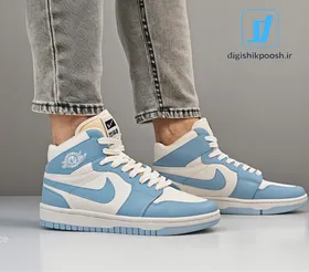 کفش پیاده روی مردانه نایک ایر جردن وان آبی NIKE 1 RETRO HIGH OG SHADOW BLUE