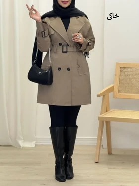 3707-بارانی آستردار دانهیل (ایراددار)