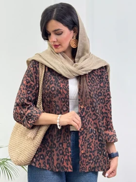 مانتو شومیزی پلنگی