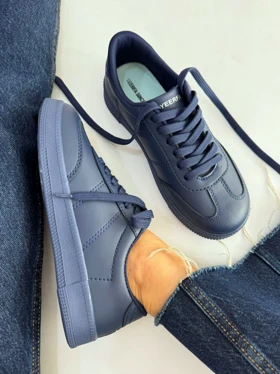 ونس دوخط گلدوزی4260 (سرمه ای)