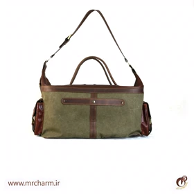 ساک مسافرتی چرم و برزنت mrc168-22