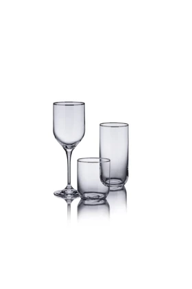 ست لیوان KORKMAZ مدل Hera Kristal Platin A9213-1 شیشه‌ای - شفاف