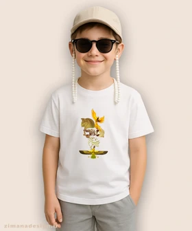 تیشرت بچگانه اصیل ایرانی طرح چو ایران نباشد تن من مباد کد 1007