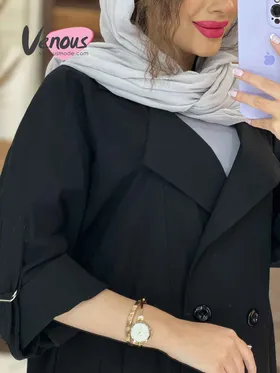 مانتو لینن چهار دکمه
