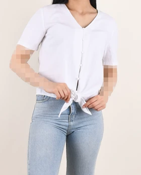 شومیز جلو گره