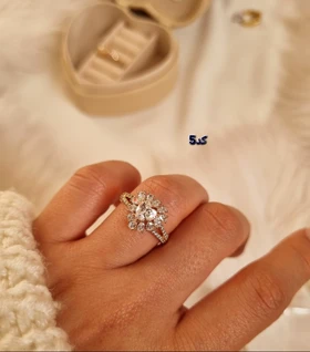 انگشتر طرح جواهر