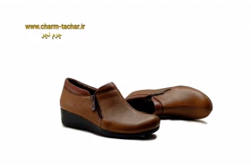 کفش طبی زنانه چرم طبیعی bl88
