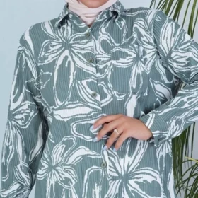 مانتو زنانه کراش کاملس گل‌دار
